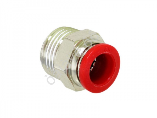 Фитинг пластик PU 1/2 х 12 mm наруж. резьба Фитинг пластик PU 1/2 х 12 mm наруж. резьба