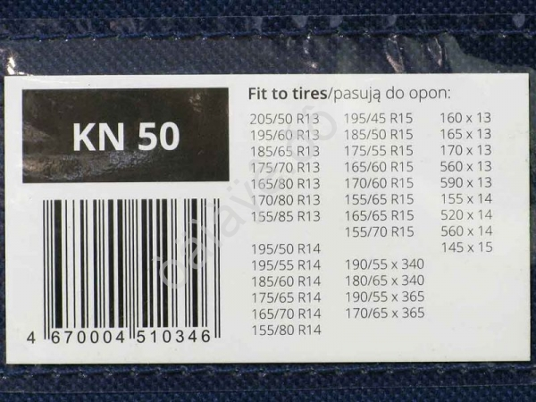 Цепи противоскольжения на колеса КN 50 МАЯКАВТО™ в сумке 1/5_