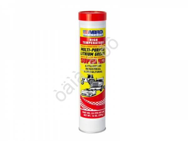 Смазка литиевая высокотемпературная красная в картридже ABRO LG-990-HIT-AM