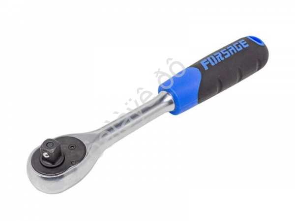 Трещотка реверсивная с резиновой ручкой 3/8" Forsage