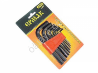 Набор ключей-шестигран. 2,0-12мм, 9шт. (009) ЕРМАК /1/6/48