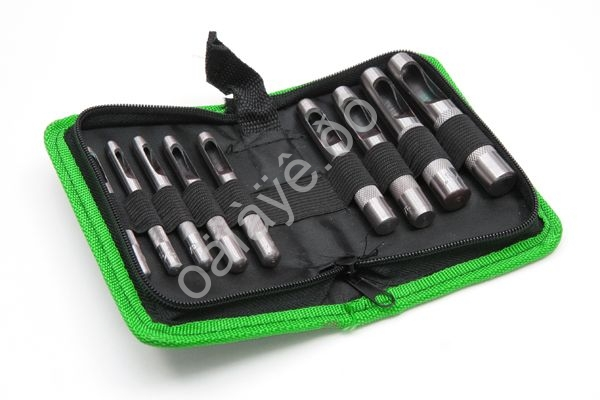 Набор просечек "АТ" 9шт.(3,2-12,7мм) в сумке АТ-4309 /1/10/30