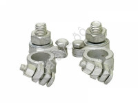 Клеммы аккумуляторные 10 Болт  (белая) /12/120