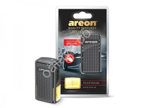 Освежитель воздуха "Аreon CAR BOX BLACK STYLE" на дефлектор, Platinum/Платина /1/12