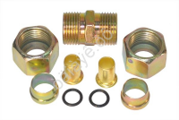 Ремкомплект для пневмотрубок 2х сторонний Ø15-12мм АТ-637