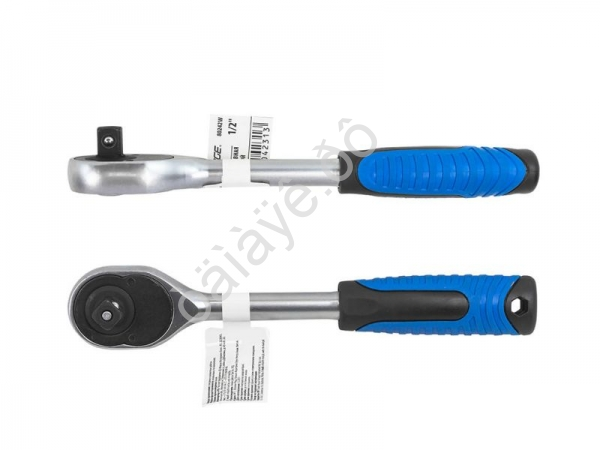 Трещотка реверсивная с резиновой ручкой 1/2" /1/6/48 Forsage