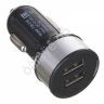 АЗУ в прикуриватель  Typec C, USB, 3.1A, 12/24В пластик /1/6/24