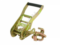 Храповый механизм и 2 крюка для ремня стяжки груза  (50мм) (900гр) //20(400)_