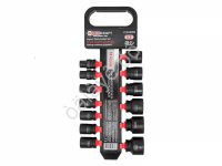 Набор головок ударных 13пр.,1/2'(10, 12-15, 17, 19, 21, 22, 24, 27, 30, 32мм), на пластиковом держа FORCEKRAFT