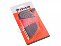 Набор ключей-шестигран. 1,5-10мм, 9шт. (011) ЕРМАК /1/72