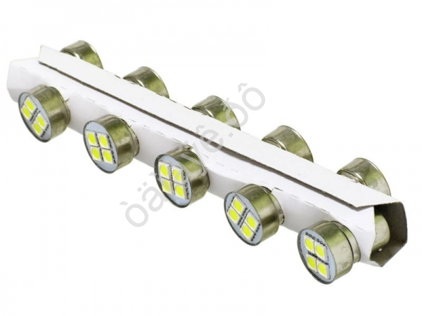 Светодиод 12V T15 4SMD (5050) BA15S WHITE "Маяк"/10