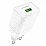 СЗУ 220В,  1USB 3.0 Quick Charger, белый BOROFONE BA47A (34шт в уп) Borofone