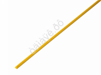 Термоусадочная трубка  1,5мм REXANT желтая (50м)