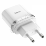 СЗУ 220В,  1хUSB 3.0 Quick Charger, белый HOCO C12Q (10шт в уп) Hoco