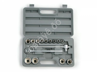 Набор головок ЕРМАК 16 пр.