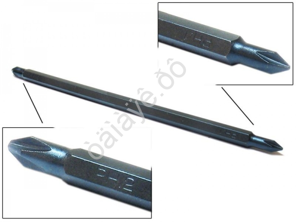 F121D12 1/4" Бита-филлипс двусторонняя РН.1хРН.2 /10 F121D12 1/4" Бита-филлипс двусторонняя РН.1хРН.2 /10