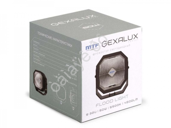 Прожектор светодиодный MTF LIGHT СЕРИЯ GEXALUX 9-32В, 60ВТ, 6500К, 4500ЛМ, шт. Прожектор светодиодный MTF LIGHT СЕРИЯ GEXALUX 9-32В, 60ВТ, 6500К, 4500ЛМ, шт.