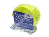 Трос буксировочный лента МАЯКАВТО™ полиэстер   8т, 5м, шириной 75мм со скобой такел.