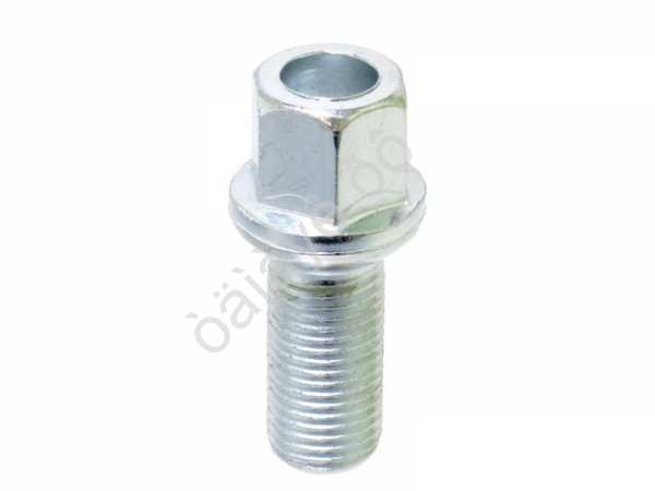 Болт М14*1,50*28, сфера, ключ 17, цинк облегченный /20