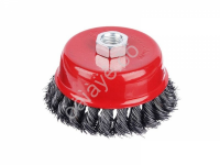 Щётка металл. для УШМ 100мм/М14мм кручёная (чашка)