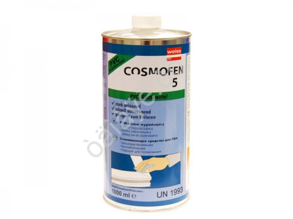 Очиститель COSMO 5, очиститель ПВХ, металлическая банка 1000мл, 1/12