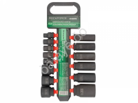 Набор головок ударных комбинированный 14пр.,1/2"(короткие:10,12-15,27,0,2мм;глубокие:17,19,21,22,2  RockFORCE