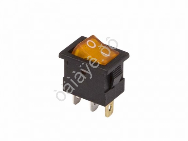 Выключатель клавишный 12V 15А (3с) ON-OFF желтый с подсветкой Mini (RWB-206-1, SC-768) REXANT Выключатель клавишный 12V 15А (3с) ON-OFF желтый с подсветкой Mini (RWB-206-1, SC-768) REXANT