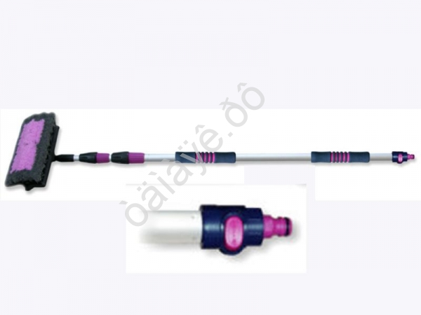 Щетка телескоп. д/мытья а/м с краном City Up СА-636 (131-210-260см) /1/12