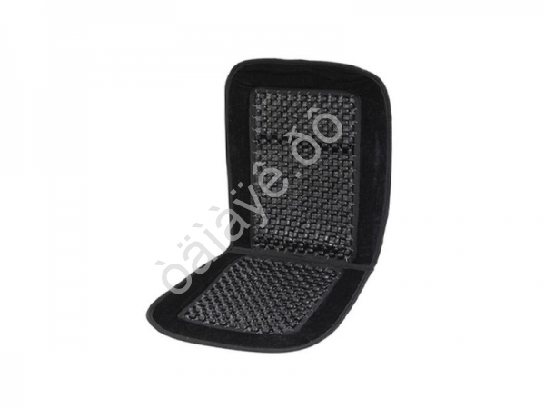 Накидка на сиденье массажная, деревянные шарики, черный NG  /1/20