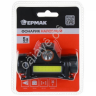 Фонарь на голову Ермак  800мАч, 1 COB, 1 LED, 8х3 см, 2 режима, пластик