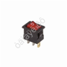 Переключатель 12V 15A (3c) ON-OFF красный с подсветкой Mini/10 Переключатель 12V 15A (3c) ON-OFF красный с подсветкой Mini/10