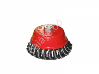 Щетка металл. для УШМ 125мм/М14 кручёная (чашка) М5 /1/45_