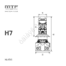 Светодиодные линзы MTF Light серии MiniLENS H7, 12V, 55W, 6000K, 4000LM, к-т. Светодиодные линзы MTF Light серии MiniLENS H7, 12V, 55W, 6000K, 4000LM, к-т.