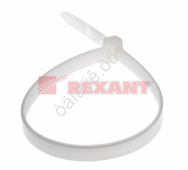 Хомут пластиковый 7.6х400 REXANT бел (в уп.100шт) /1/5/25