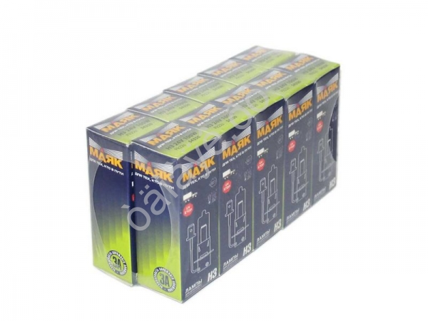 Лампа МАЯК H3 24V100W Pk22s    (мин.уп.10шт) 10/800
