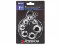 Муфты пластмассовые для соединения трубок топливной сист. и сист. кондициониров,н-р 7пр Forsage