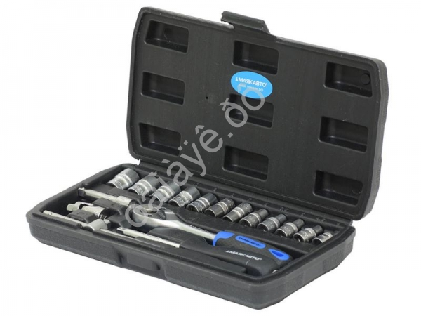 Набор инструментов  17 предметов 1/4 6гр. МАЯКАВТО™ /1/20_