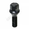 Болт М12*1,25*28, конус, ключ 17, черный хром /20