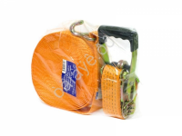 Стяжка груза шир. ленты  50мм, длиной 12м, 7,5т с храп. механизмом МАЯКАВТО™ полиэстер 1/5