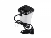 АЗУ в прикуриватель подстаканник 2xUSB, 3.1A, NEW GALAXY /1/