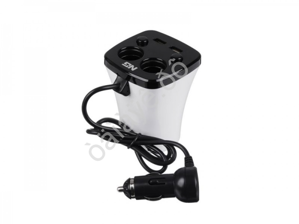 АЗУ в прикуриватель подстаканник 2xUSB, 3.1A, NEW GALAXY /1/