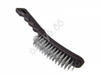 Щётка металл. с пласт.ручкой 5-ти рядная ЕРМАК /1/12