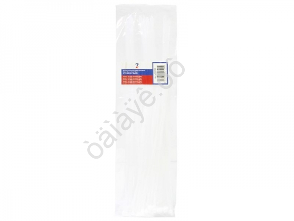 Набор хомутов пластиковых 50шт МТ, белые по 10шт от  3*200 до 8*400мм_1/200