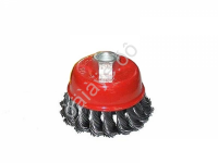 Щетка металл. для УШМ 75мм/М14 кручёная (чашка) М5 /1/100_