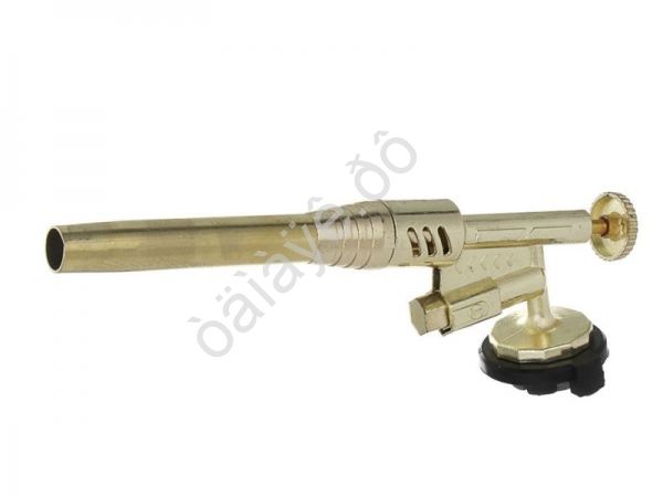 Горелка газовая, с пьезорозжигом цанг. захват, сопло 12мм, 1,3 кВт, холод.сопло,18,1х4,9х4,3см ЕРМАК