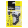 USB кабель Type-C, ткан. оплетка, 1м, 2А, FORZA /1/10