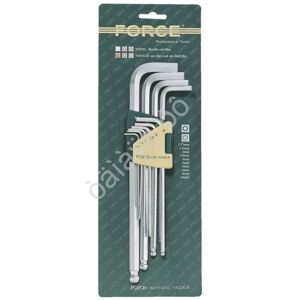 F5102XLВ Набор ключей-шестигран. длин с шаром 10пред  /1/10