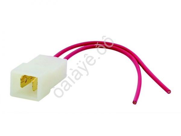 Колодка (разъем) штыревой межжгутовый, серии 6.3, провода 1,0 мм²  2 контактная, для а/м ГАЗ, LADA, УАЗ AVY-0197 /20