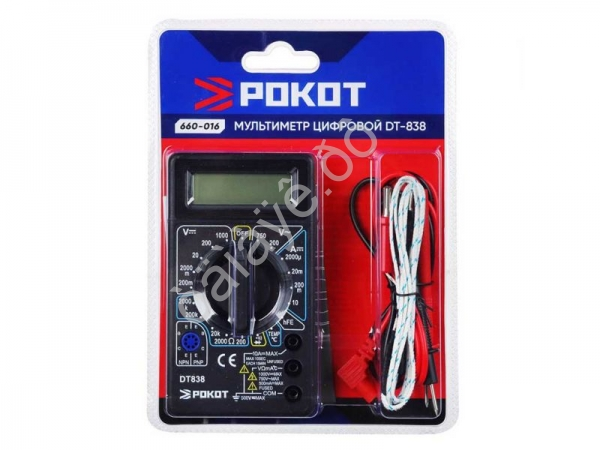 Мультиметр электронный DT-838 РОКОТ /1/60