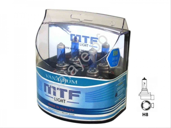 Набор ламп MTF H8 12V35W Vanadium 5000K (Корея) Набор ламп MTF H8 12V35W Vanadium 5000K (Корея)
